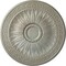 Ekena Millwork Randee Ceiling Medallion (Fits Canopies up to 3 7/8"), Hand-Painted Flash Gold, 20"OD x 1 3/8"P CM20HAFLS - alternate 1